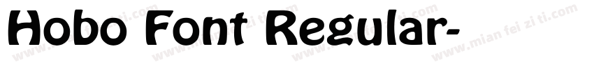 Hobo Font Regular字体转换